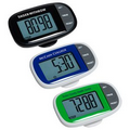 Easy See Pedometer w/ Clock